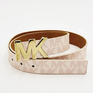 MICHAEL KORS | Faux Leather Logo Belt | M